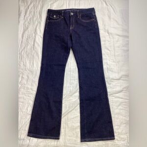 Womens Banana Republic Boot Extra Dark Bootcut Jeans 26P